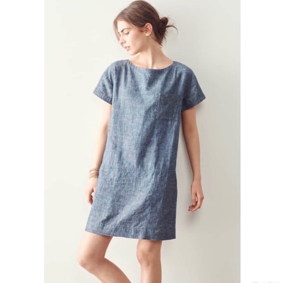 NEW $158 Eileen Fisher M Medium Olive Hemp & Cotton Shift Dress NEW $158 Eileen Fisher M Medium Olive Hemp & Cotton Shift Dress